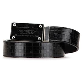 Louis Vuitton-Louis Vuitton Santur Aventur Belt-Black