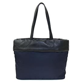 Prada-Prada Tote Bag 1BG225-Black,Navy blue