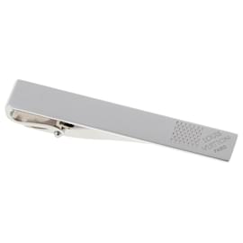 Louis Vuitton-Louis Vuitton Pance Cravate Damier Tie Pin-Silvery