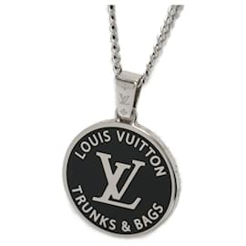 Louis Vuitton-Louis Vuitton Necklace LV Award M00911-Black,Silvery