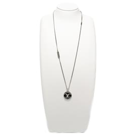 Louis Vuitton-Louis Vuitton Necklace LV Award M00911-Black,Silvery