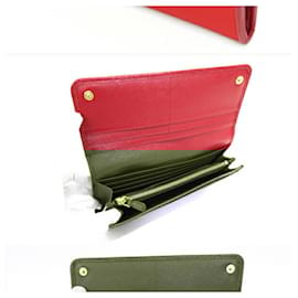 Prada-Prada Bi-fold Long Wallet-Red