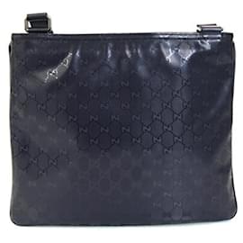 Gucci-Gucci Navy Shoulder Bag-Navy blue