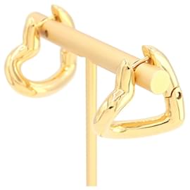 Balenciaga-Balenciaga Gold Metal Stud Earrings-Golden