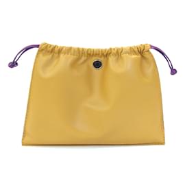 Hermès-Hermes Pouch Pillow in Sesame Violet-Other