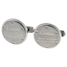 Cartier-Cartier Silver 925 Cufflinks-Silvery