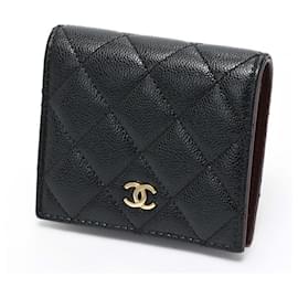 Chanel-Chanel Matelasse Small Bi-fold Wallet-Black
