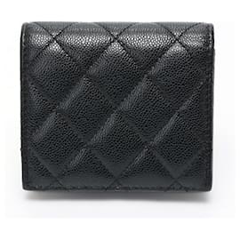 Chanel-Chanel Matelasse Small Bi-fold Wallet-Black