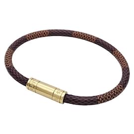 Louis Vuitton-Louis Vuitton Damier Charm Bracelet-Damier ebene