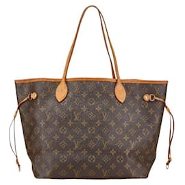 Louis Vuitton-Louis Vuitton Monogram Neverfull MM Shoulder Bag-Brown