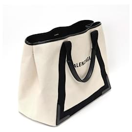 Balenciaga-Balenciaga Navy Cabas M Tote Bag-Black
