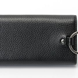Balenciaga-Porte-clés en cuir noir Balenciaga-Noir