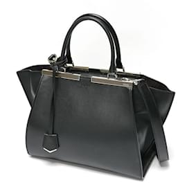 Fendi-Fendi Trois Jours Shoulder Bag-Black