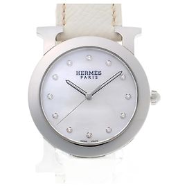 Hermès Hermes H Watch Ronde 12P Diamond Other