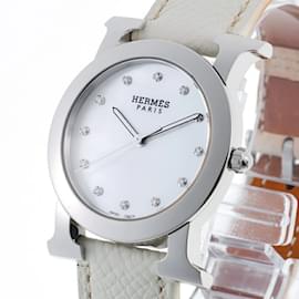 Hermès-Hermes H Watch Ronde 12P Diamond-Other