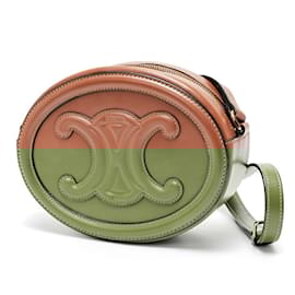 Céline-Celine Oval Shoulder Bag-Brown