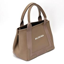 Balenciaga-Balenciaga Navy Cabas S Tote Bag-Grey