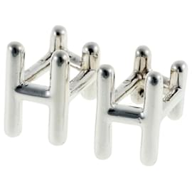 Hermès-Hermes Silver 925 Cufflinks-Silvery
