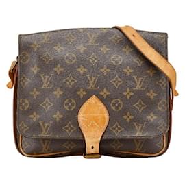 Louis Vuitton-Louis Vuitton Monogram Cartesier GM Shoulder Bag-Brown
