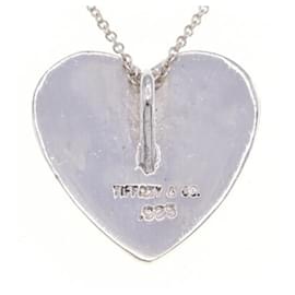 Tiffany & Co-Tiffany Sterling Silver Heart Pendant Necklace-Other