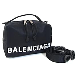 Balenciaga-Balenciaga Handbag Wheel 637343-Black