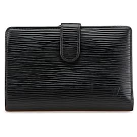Louis Vuitton-Louis Vuitton Epi Portefeuille Viennois Bi-fold Wallet-Black