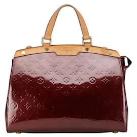 Louis Vuitton-Louis Vuitton Monogram Vernis BGM Handbag Tote Bag-Beige,Purple