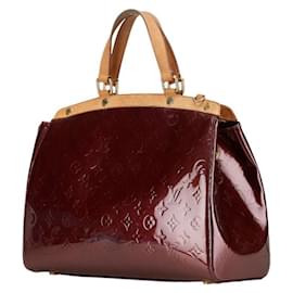 Louis Vuitton-Louis Vuitton Monogram Vernis BGM Handbag Tote Bag-Beige,Purple