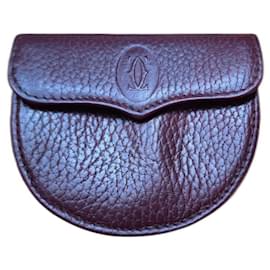 Cartier-Purses, wallets, cases-Dark red