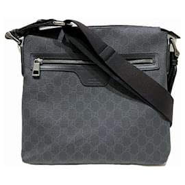 Gucci-Gucci GG Supreme Shoulder Bag-Black