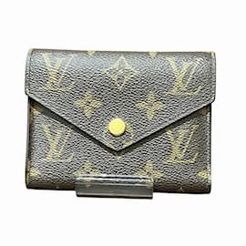 Louis Vuitton-Louis Vuitton Monogram Portefeuille Victorine Bi-fold Wallet-Pink