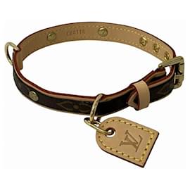 Louis Vuitton-Louis Vuitton Monogram Dog Collar-Brown