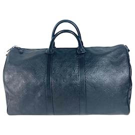Louis Vuitton-Louis Vuitton Keepall Bandouliere 50-Black