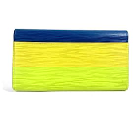Louis Vuitton-Louis Vuitton Portefeuille Sarah-Navy blue