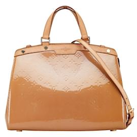Louis Vuitton-Louis Vuitton Monogram Vernis BGM Handbag-Beige