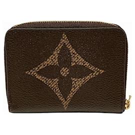 Louis Vuitton-Louis Vuitton Monogram Giant Zippy Coin Purse-Brown