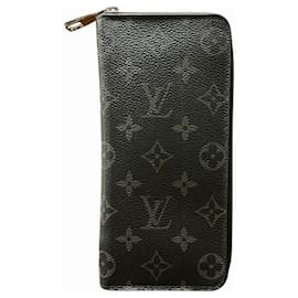 Louis Vuitton-Louis Vuitton Monogram Eclipse Long Wallet-Black