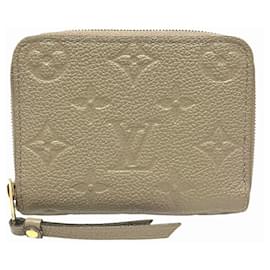 Louis Vuitton-Louis Vuitton Monogram Empreinte Zippy Coin Purse-Grey