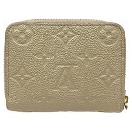 Louis Vuitton-Louis Vuitton Monogram Empreinte Zippy Coin Purse-Grey