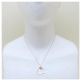Tiffany & Co-Tiffany Heart Necklace in 18K Yellow Gold with Mother of Pearl-Yellow