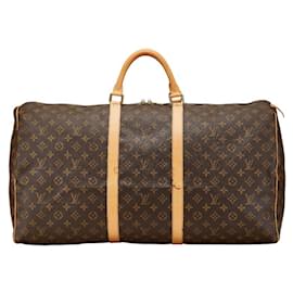 Louis Vuitton-Louis Vuitton Monogram Keepall 60 Boston Bag-Brown