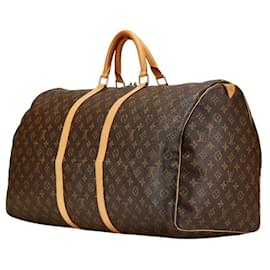 Louis Vuitton-Louis Vuitton Monogram Keepall 60 Boston Bag-Brown