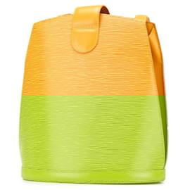 Louis Vuitton-Louis Vuitton Epi Cluny Handbag-Yellow