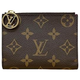 Louis Vuitton-Louis Vuitton Monogram Portefeuille Lisa M82383 Compact Bi-fold Wallet-Brown,Pink