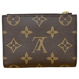 Louis Vuitton-Louis Vuitton Monogram Portefeuille Lisa M82383 Compact Bi-fold Wallet-Brown,Pink