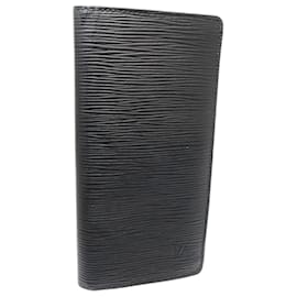 Louis Vuitton-Louis Vuitton Epi Long Wallet-Black