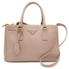 Prada-Prada Galleria BN1801 Tote Bag-Beige
