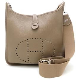 Hermès-Hermes Evelyne 3PM Shoulder Bag-Taupe