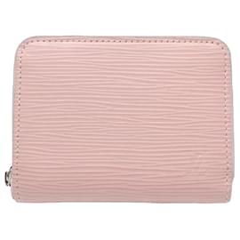 Louis Vuitton-Louis Vuitton Epi Coin Purse in Rose Ballerine-Pink