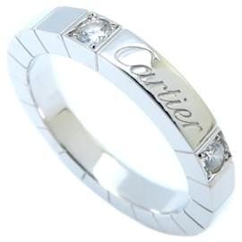 Cartier-Cartier Lanieres 18K White Gold Diamond Band Ring-Other